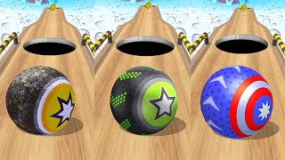 Going Balls vs Rollance Adventure Balls vs Action Balls  Gyrosphere Ball Speedrun Gameplay