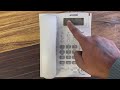How to setup date and time for Sintech 8800 plus telephone set (best for pabx system)