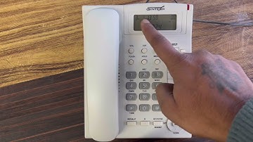 How to setup date and time for Sintech 8800 plus telephone set (best for pabx system)