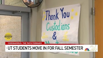 University of Toledo students arrive with staggered move in dates for fall semester