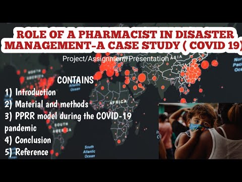 role of pharmacist in disaster management a case study wikipedia