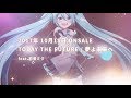 2017年10月18日発売『TODAY THE FUTURE / 夢よ未来へ feat.初音ミク』両A面リバーシブルジャケット仕様!