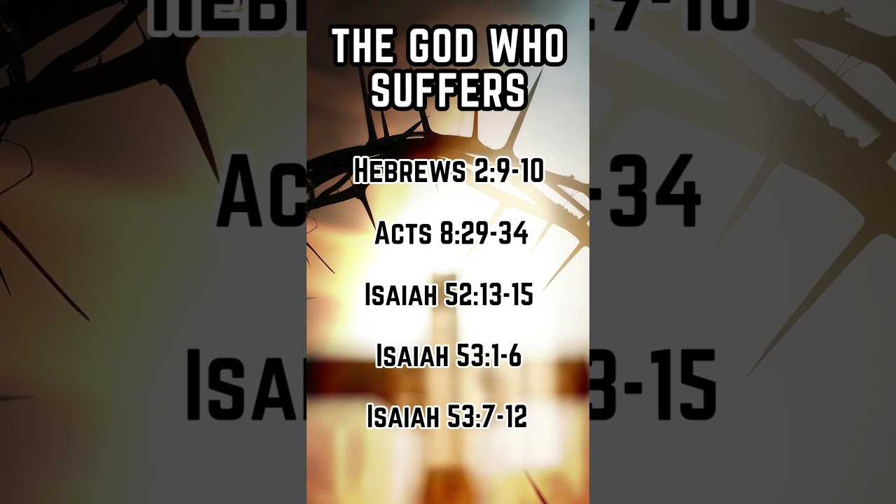 Sunday Morning Preview: The God Who Suffers