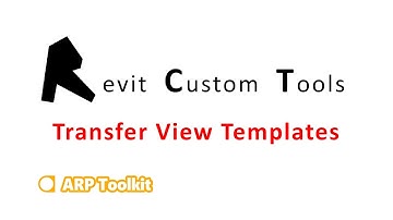 Autodesk Revit. Transfer View Templates. ARP Toolkit.