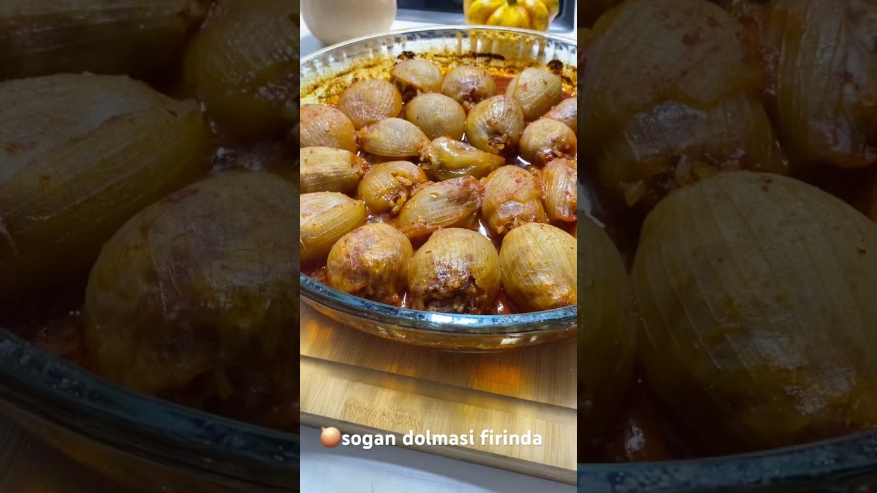 🧅 FIRINDA KIYMALI SOĞAN DOLMASI TARİFİ 🧅 FIRINDA KIYMALI SOĞAN DOLMASI TARİFİ