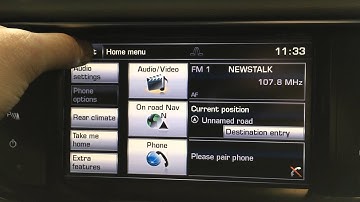 Range Rover LR405 touch screen engineering hidden menu