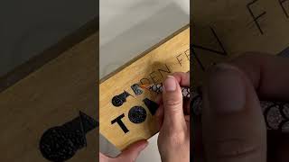 Harvest Cricut Craft for you kitchen this fall! Watch full length video! #cricut #diy