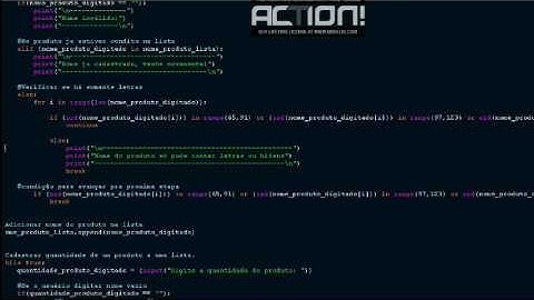 Controle de estoque - Projeto python (Apresentando o código)