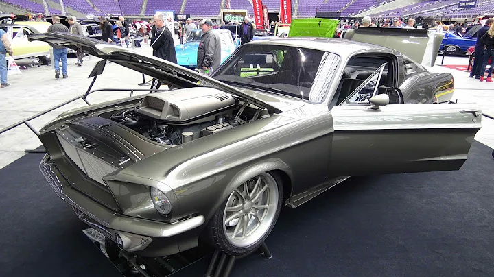 1967 Mustang Fastback Custom Pro Touring Boss 429 at Worlds of Wheels.