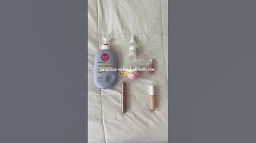 grwm to practice volleyball!! 💐🌞🥂💗 #shorts