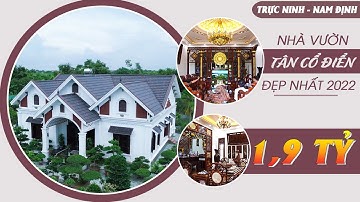 Ngắm NHÀ Cấp 4 MÁI THÁI Tân Cổ Điển 1.9 TỶ Đẹp Mà Ngỡ Như Lạc Vào Cung Điện Tại Trực Ninh, Nam Định