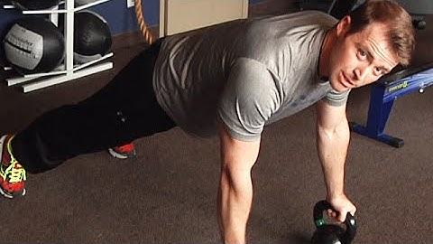 Great Full Body Muscle Building Exercise With Kettlebells: Man-Makers