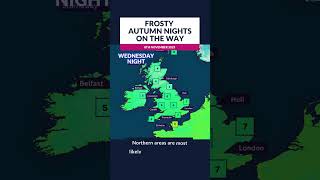 Frosty autumn nights on the way for UK
