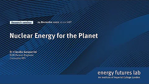 Nuclear Energy for the Planet - Dr Claudia Gasparr...