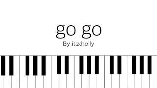 go go // bts // piano tutorial chords