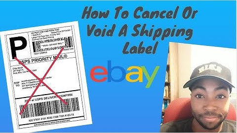 How To Cancel Or Void A Shipping Label On Ebay In Just A Few Seconds