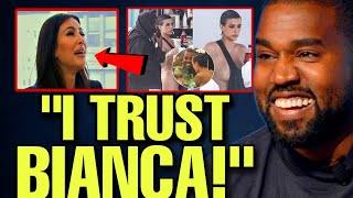 Kanye West Gives Bianca The Money Bag Making Kim Kardashian Furious Kanyewest kimkardashian