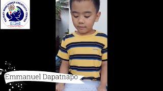 Opening Prayer by Emmanuel Dapatnapo