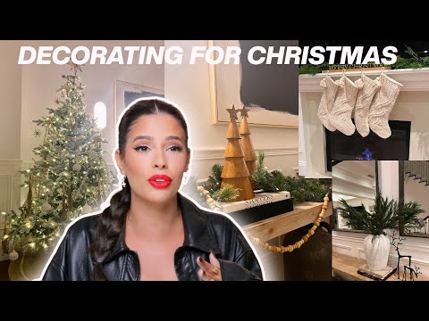 decorating my house for christmas VLOGMAS 2022