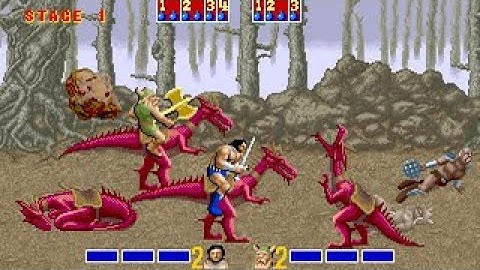 GOLDEN AXE Arcade HACK - DRAGON MAGIC Edition
