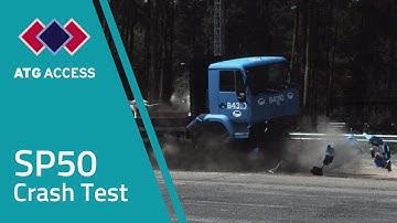 SP50 Fixed HVM Bollard Crash Test | Hostile Vehicle Mitigation | ATG Access