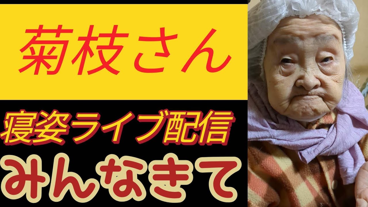 90歳代の高齢者の寝姿ライブ配信です。#sleep #elderly