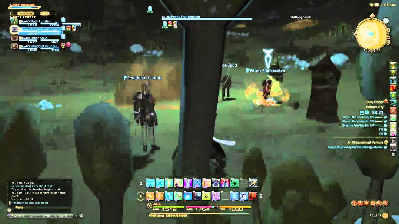 FFXIV Cutter's Cry run 1 / 4 YouTube
