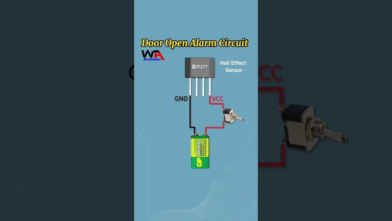 Door Open Alarm Circuit 