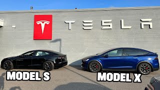 Tesla Model X Plaid VS Model S Plaid Test Drive!