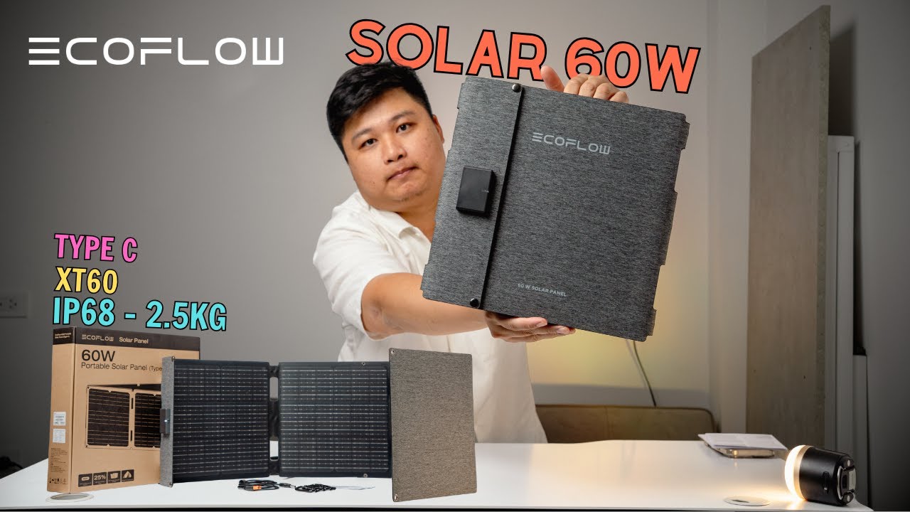 EcoFlow 60W Portable Solar Panel – Unboxing & Review