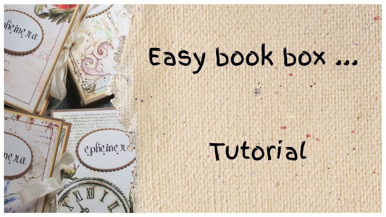Card and envelope book box + DIY cuts demo - YouTube