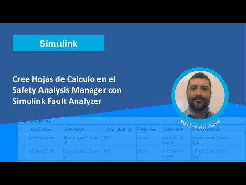Crea hojas de cálculo en el Safety Analysis Manager con Simulink Fault Analyzer | Parte 3
