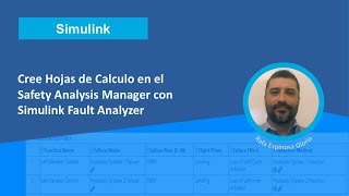 Crea hojas de cálculo  en el Safety Analysis Manager con Simulink Fault Analyzer | Parte 3