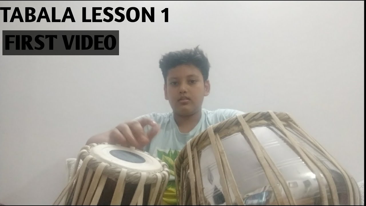 TABLA LESSON 1 FOR BEGINNERS FIRST VIDEO - YouTube