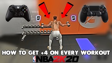 HOW TO GET UNLIMITED GATORADE AND +4 ON ALL YOUR WEEKLY WORKOUTS (NBA 2K20)