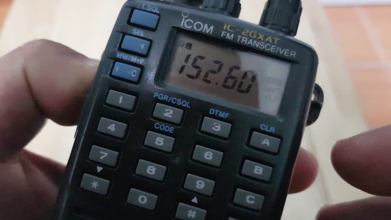วิธีล็อคเครื่อง icom 2GXAT