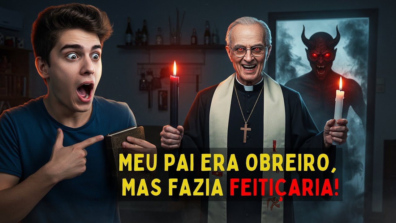 MEU PAI ERA OBREIRO MAS FAZIA FEITIÇARIA EM CASA!
