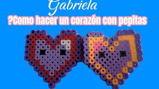 ? Como hacer un corazón con pepitas