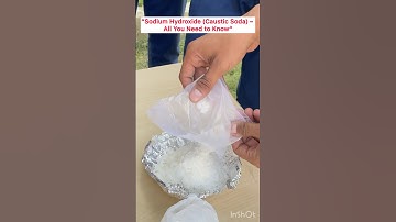 How Caustic Soda Looks – Explained Simply” #viral #science