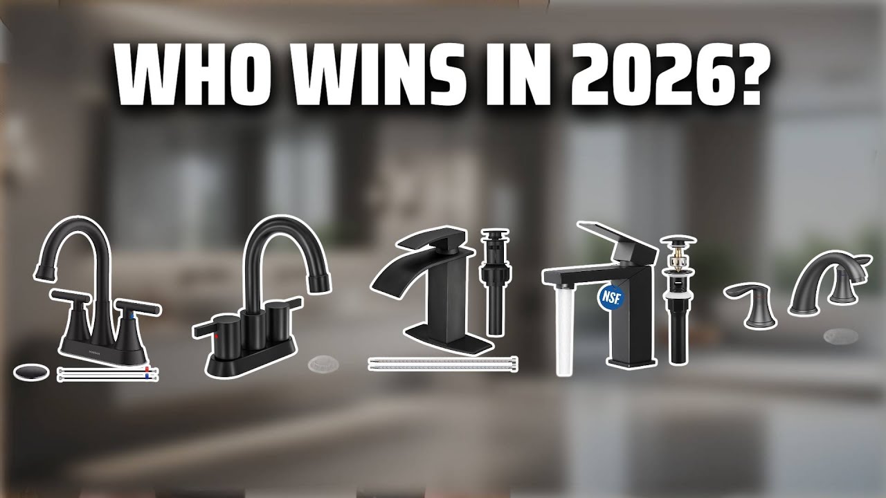The Top 5 Best Black Bathroom Faucet in 2026 - Must Watch Before Buying!