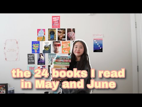 may and june reading wrap up (24 books)!🌟📚☀️ new releases & 5 ⭐️ reads!