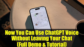 Now You Can Use ChatGPT Voice Without Leaving Your Chat (Full Demo & Tutorial)