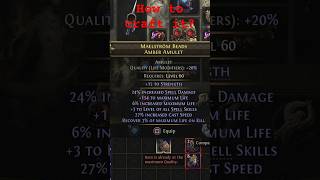 Easy Blood Mage Amulet Craft in PoE 2 (0.3)  #shorts #poe2guide #poe2  #bloodmage #gaming
