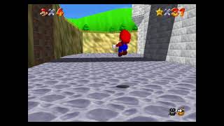 Super Mario 64  - Castle Secret Stars - Vanish Cap Under the Moat 8 Red Coins - Star 112/120 HD