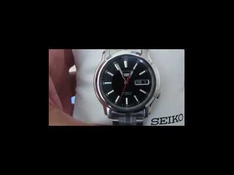Seiko Men's SNKL83 Automatic Stainless Steel Watch - YouTube
