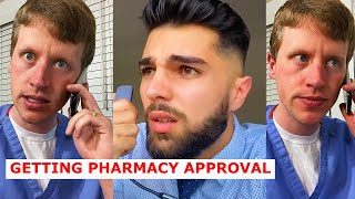 An Intern Getting Pharmacy Approval With Pharmustafa