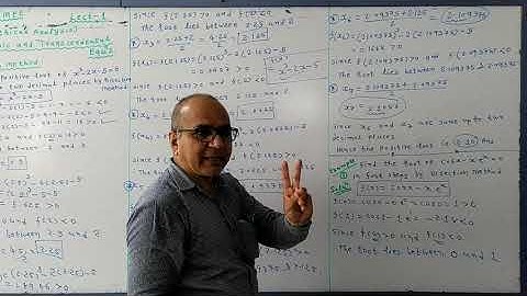 AMEE U-1 L-1 ( BISECTION METHOD)