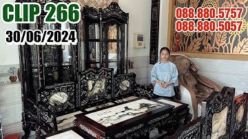 Clip 266 [30/6/2024] Giao Lưu Bộ Trường Kỷ Khảm Ốc, Tượng Quan Công, Hộp Tráp Khảm Ốc Đẹp Và Đồ Xưa