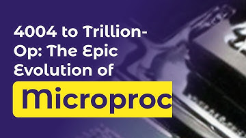 The Evolution of Microprocessors: From Intel 4004 to Trillion-Op CPUs