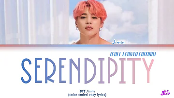 BTS Jimin - Serendipity (full length edition) Easy lyrics)